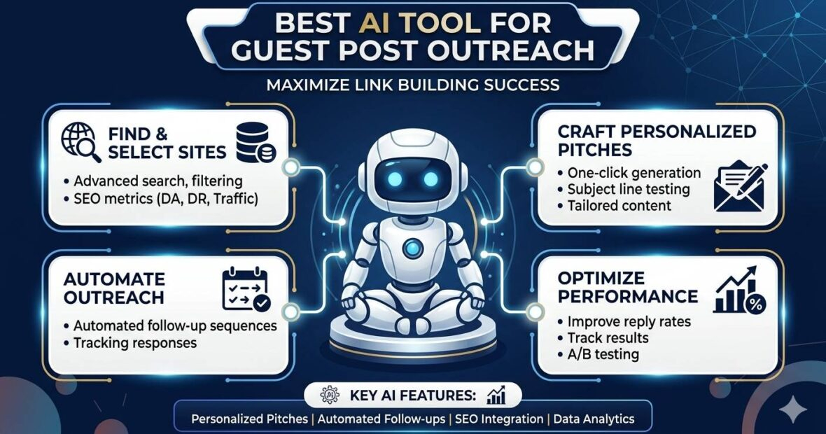 Best AI tool for guest post outreach