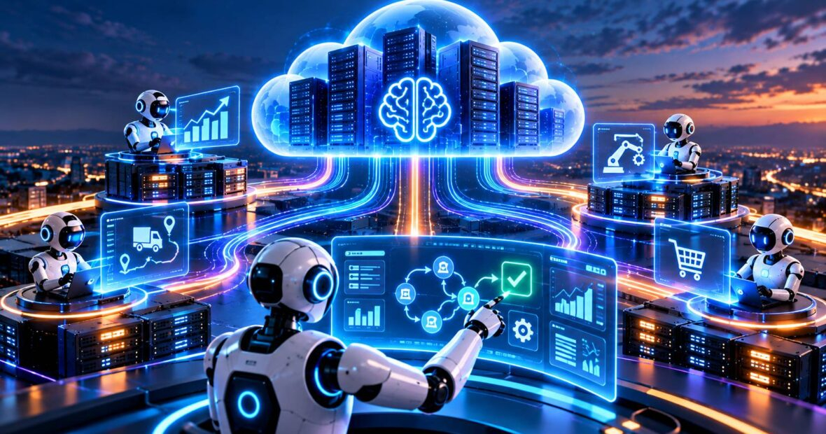 Cloud servers for software that makes autonomous decisions with guardrails and decision logs