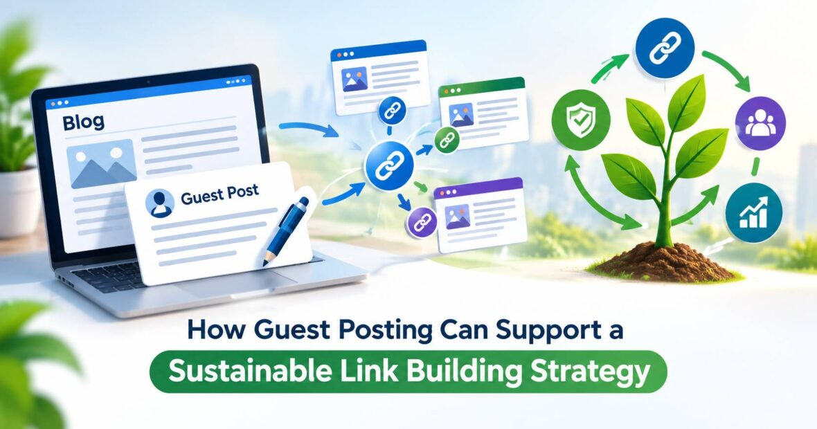 Guest posting for a sustainable link building strategy