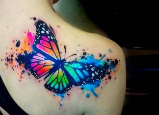 watercolors tattoos