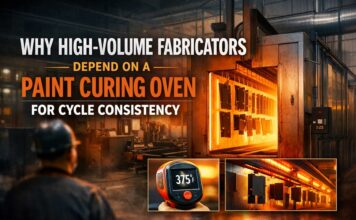 Why High-Volume Fabricators Depend on a Paint Curing Oven for Cycle Consistency