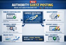 Authority guest posting strategy to build high quality backlinks from trusted websites