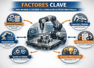 Control de calidad en la fabricación de piezas industriales con maquinaria de precisión