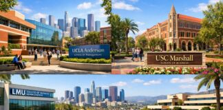 Top business schools campuses in Los Angeles California